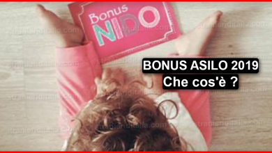 BONUS ASILO 2019 previsto dalla legge di bilancio