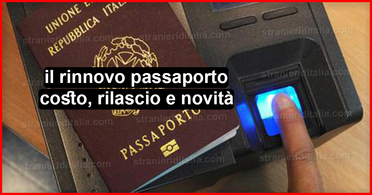 Rinnovo passaporto scaduto online
