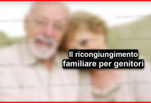 Ricongiungimento familiare per i genitori del cittadino straniero