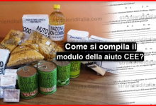 Come si compila il modulo della aiuto CEE ?