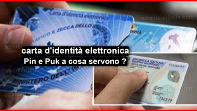 carta d'identità elettronica pin e puk a cosa servono
