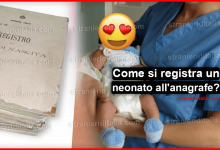 Come si registra un neonato all'anagrafe?