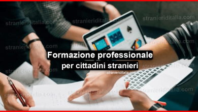 Formazione professionale per cittadini stranieri