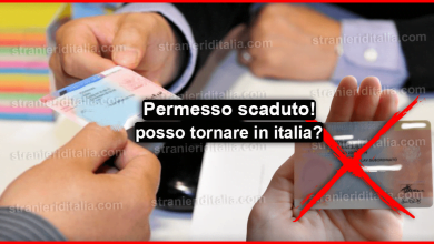 Permesso scaduto: posso tornare in italia?