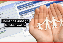 Domanda assegni familiari online dal 1 aprile 2019