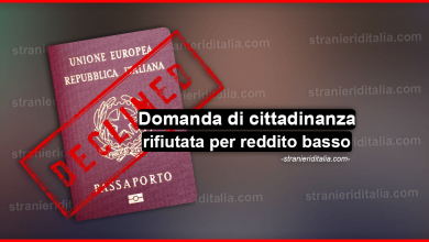 Domanda di cittadinanza rifiutata per reddito insufficiente: cosa fare?