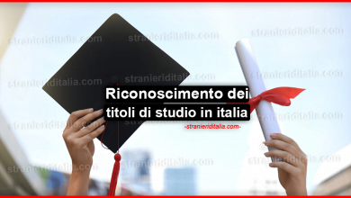 Riconoscimento dei titoli di studio in italia