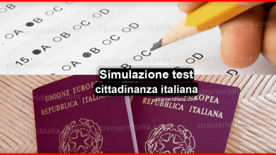 Simulazione test cittadinanza italiana 2019