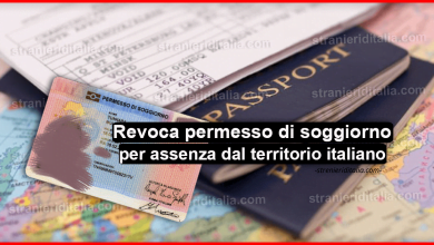 Revoca permesso di soggiorno per assenza dal territorio italiano