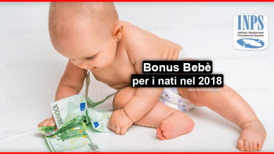 Assegno di natalità (Bonus Bebè) per i nati nel 2018
