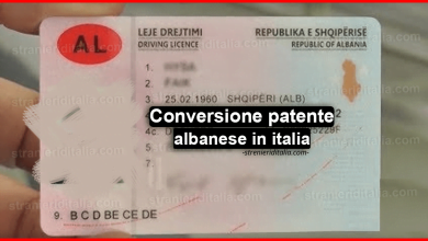 Conversione patente albanese in italia 2022: Documenti necessari