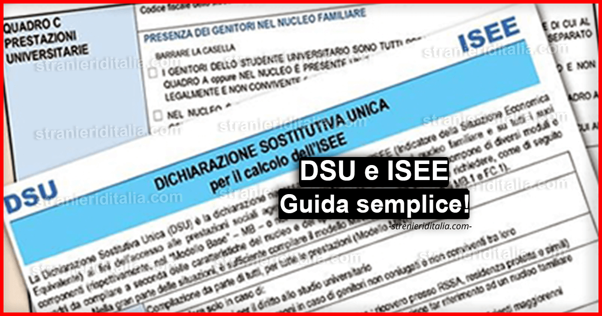 DSU e ISEE: Come compilare la DSU e richiedere l'ISEE?