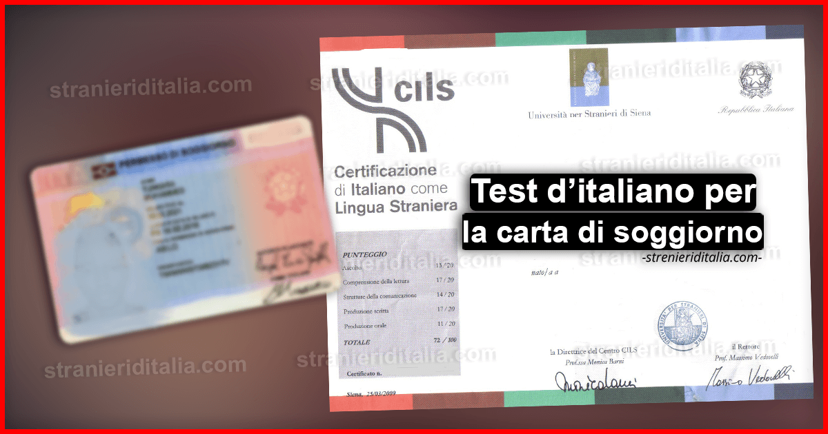 Test d’italiano per la carta di soggiorno - Chi non lo deve fare?