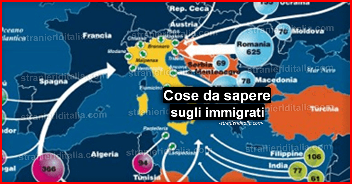 Cose da sapere sugli immigrati e l'immigrazione in Italia!