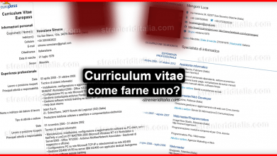 Curriculum vitae il CV: Di che cosa si tratta e come farne uno?