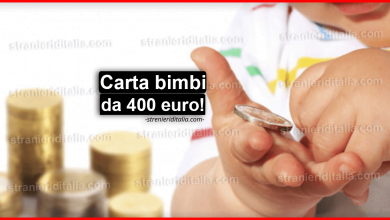 Carta bimbi da 400 euro: cos’è e come funziona?