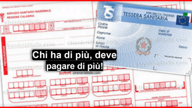 Il ticket sanitario, si cambia: chi ha di più, deve pagare di più!