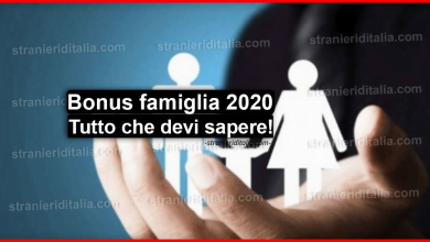 Bonus famiglia 2020: Ecco tutte le novità che devi sapere!