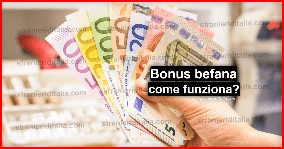 Bonus speciale di 2000 euro Bonus befana come funziona