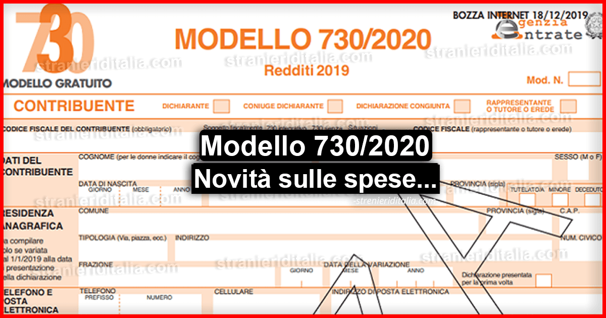 Modello 730/2020: Novità, da chi e quando deve essere fatto?