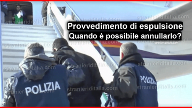 Provvedimento di espulsione: Quando è possibile annullarlo?