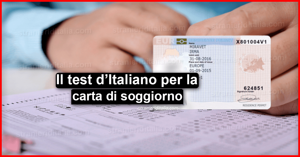 Chi non deve fare il test d’italiano per la carta di soggiorno?