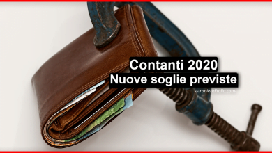 Contanti 2020: Nuove soglie previste dalla legge di bilancio