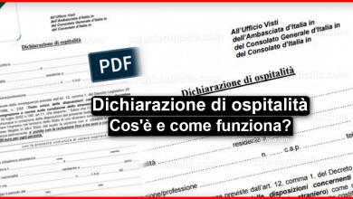 Dichiarazione di ospitalità 2020 (Cos'è e come funziona) | Stranieri d'Italia
