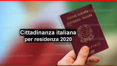Documenti per cittadinanza italiana per residenza 2020 - (lista aggiornata)