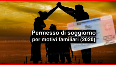 Permesso di soggiorno per motivi familiari | Stranieri d'Italia