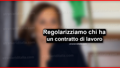 Sanatoria 2020: "Regolarizziamo chi ha un contratto di lavoro"