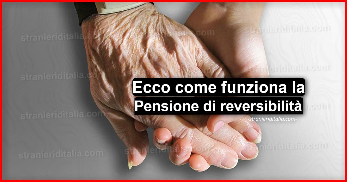 Pensione di reversibilità 2020 (come funziona) | Stranieri d'Italia