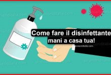 Come fare il disinfettante mani (e non solo) a casa tua!