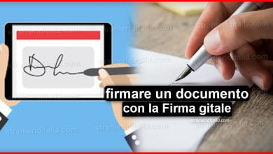 Come firmare un documento con la Firma digitale | Stranieri d'Italia