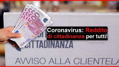 Coronavirus: Reddito di cittadinanza per tutti! | Stranieri d'Italia
