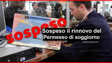 Permesso di soggiorno: sospeso il rinnovo causa emergenza Coronavirus