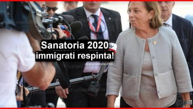 Sanatoria 2020 immigrati respinta! (regolarizzazione degli stranieri)