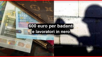 600 euro per badanti e lavoratori in nero (reddito di emergenza)