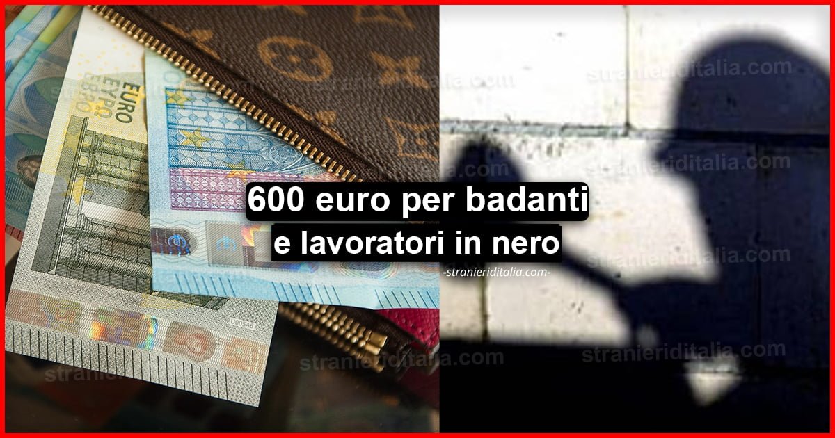 600 euro per badanti e lavoratori in nero (reddito di emergenza)