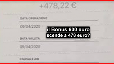 Bonus 600 euro scende a 478 euro netti: attenzione alla bufala sociale!