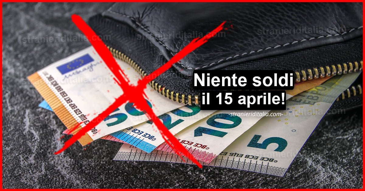 Cassa integrazione: Niente soldi il 15 aprile!