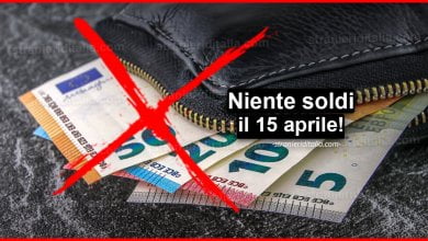 Cassa integrazione: Niente soldi il 15 aprile!