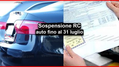 Coronavirus: sospensione RC auto fino al 31 luglio