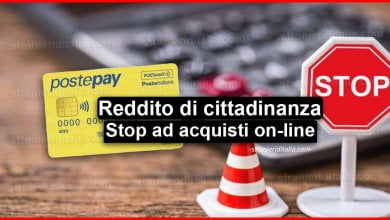 Reddito di cittadinanza: Stop ad acquisti on-line | Stranieri d'Italia