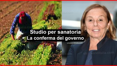 Sanatoria dei migranti per agricoltura e pesca: Il Governo conferma!