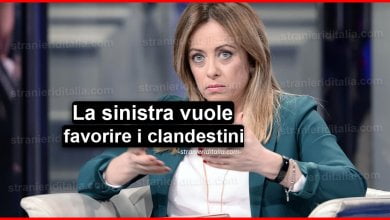 Sanatoria stranieri La sinistra vuole favorire i clandestini