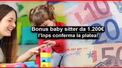 Bonus baby sitter da 1.200 euro: l’Inps conferma la platea!