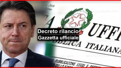 Decreto rilancio, Gazzetta ufficiale (l'ultima versione in pdf)