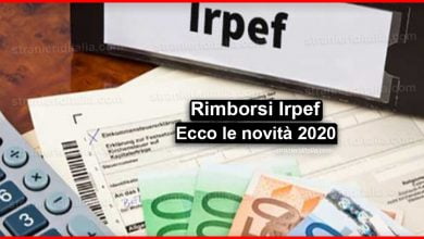 Rimborsi Irpef 2020: Ecco le novità decreto Rilancio