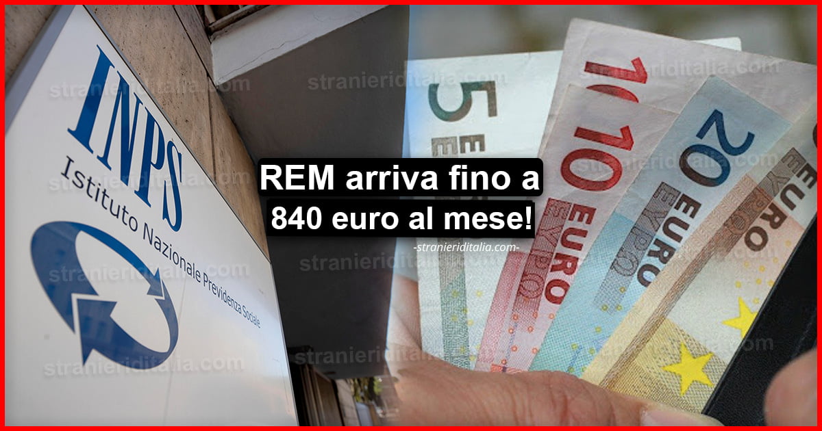 Reddito di emergenza arriva fino a 840 euro al mese!